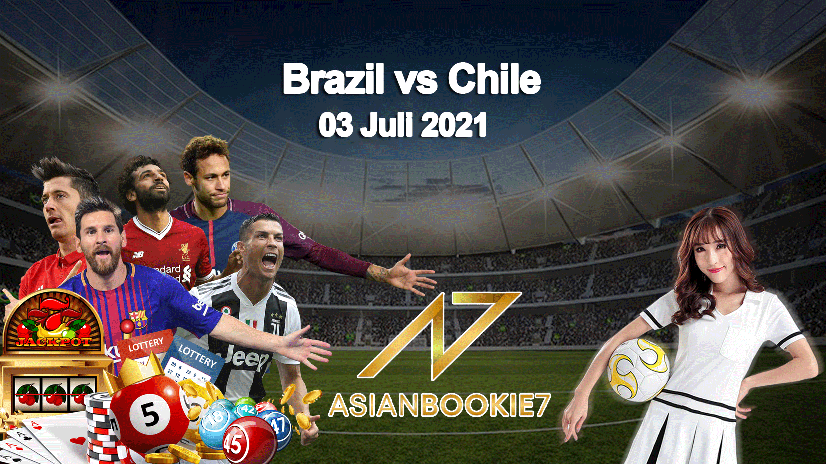 Prediksi Brazil vs Chile 03 Juli 2021