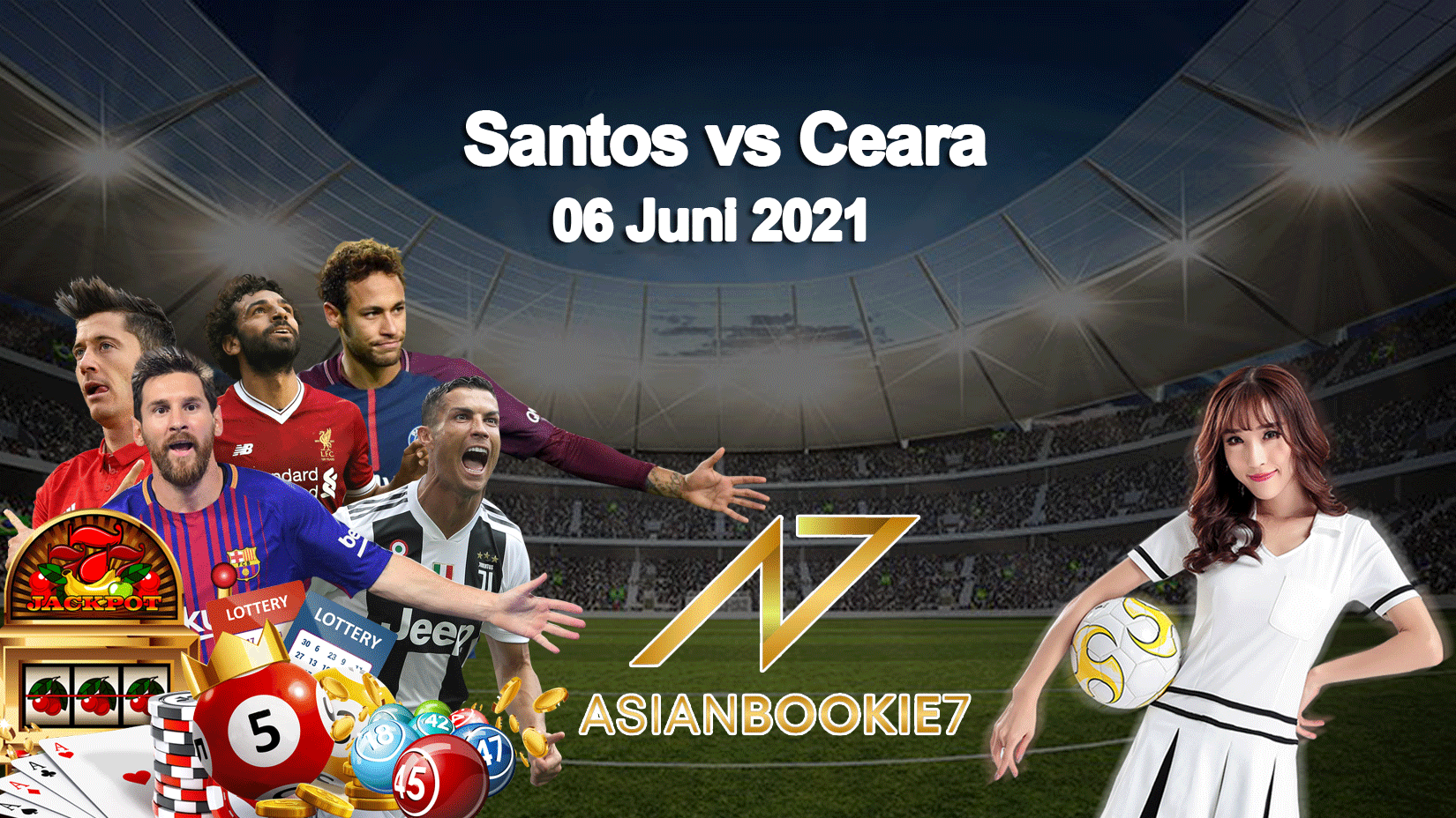 Prediksi Santos vs Ceara 06 Juni 2021
