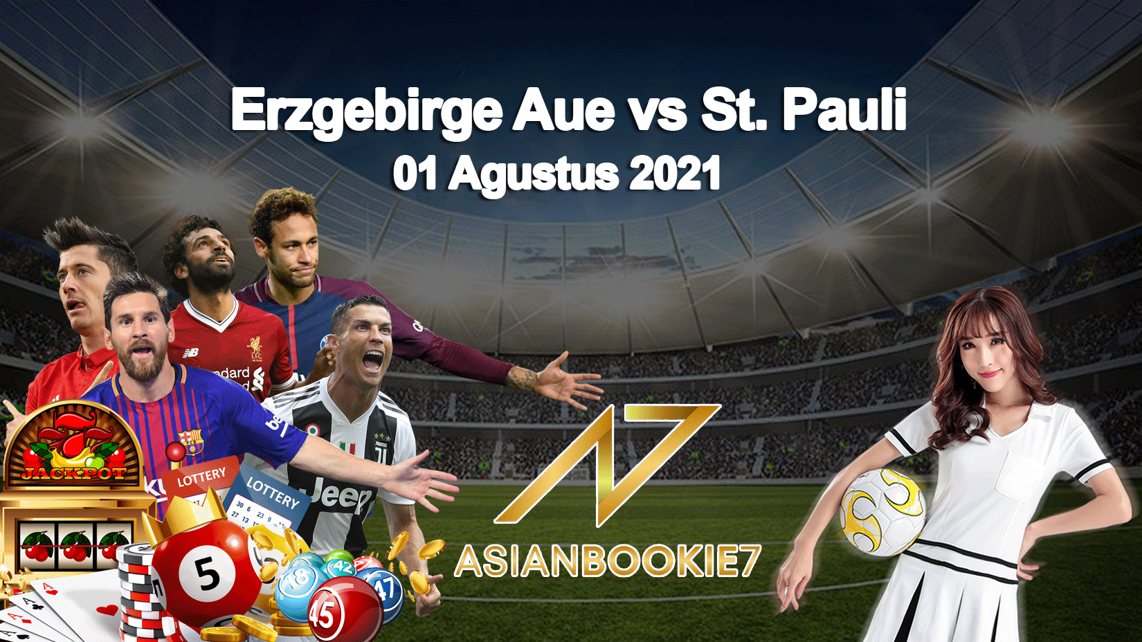 Prediksi Erzgebirge Aue vs St. Pauli 01 Agustus 2021