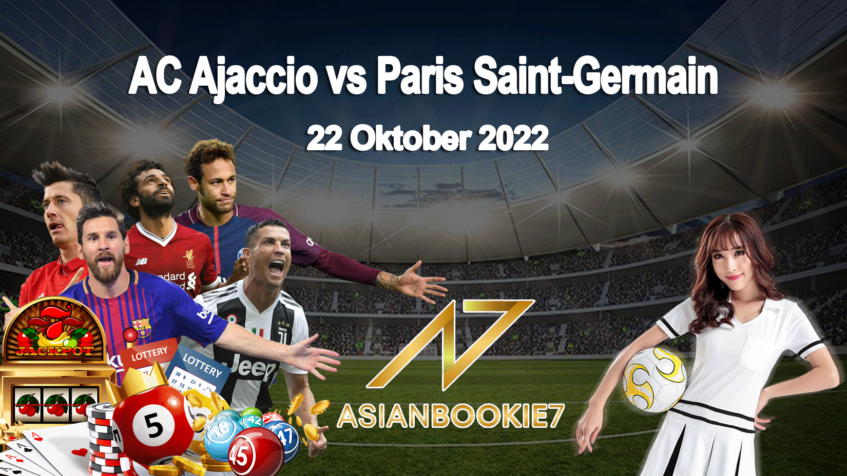 Prediksi AC Ajaccio vs Paris Saint-Germain 22 Oktober 2022