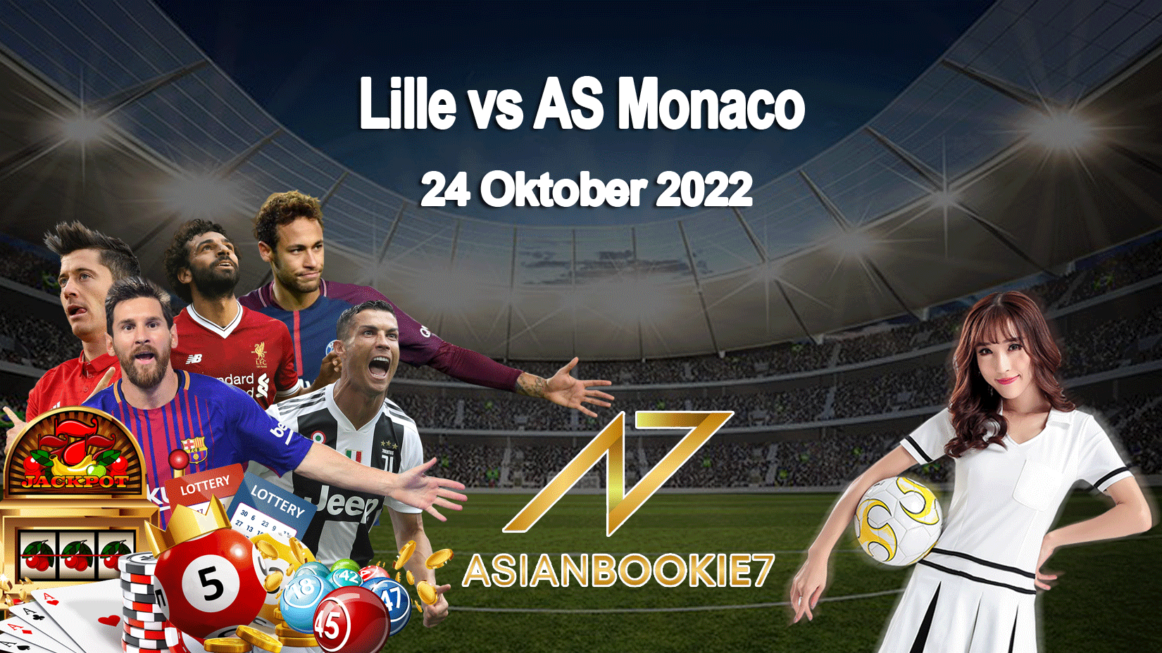 Prediksi Lille vs AS Monaco 24 Oktober 2022